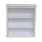 Alaterre Furniture Dorset 27"W x 29"H Wall Mounted Bath Storage Cabinet with Two Open Shelves ANVA75WH - alternate 1
